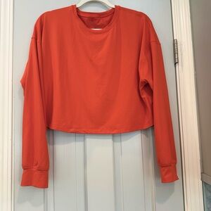Lululemon oversized crop top